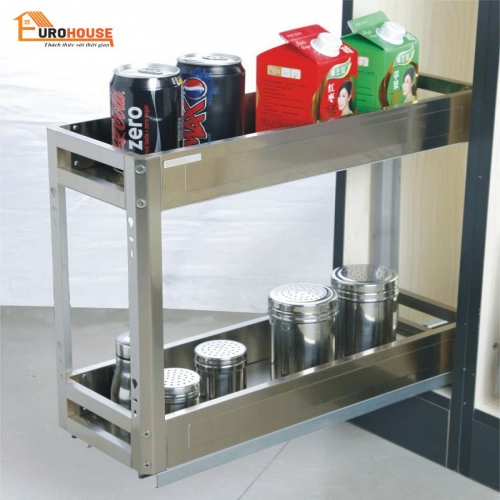 KỆ GIA VỊ INOX HỘP - EUROGOLD 200